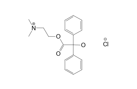 BENZILIC ACID, 2-(DIMETHYLAMINO)ETHYL ESTER, HYDROCHLORIDE