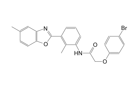 acetamide, 2-(4-bromophenoxy)-N-[2-methyl-3-(5-methyl-2-benzoxazolyl)phenyl]-