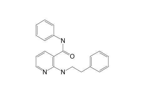 Nicotinamide, 2-phenethylamino-N-phenyl-