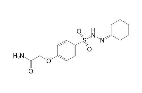 p-(Carbamoylmethoxy)benzenesulfonic acid, cyclohexylidenehydrazide