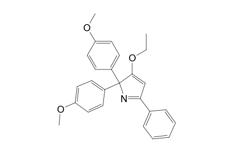 3-Ethoxy-2,2-bis(4'-methoxyphenyl)-5-phenyl-2H-pyrrole