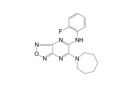6-(1-Azepanyl)-N-(2-fluorophenyl)[1,2,5]oxadiazolo[3,4-b]pyrazin-5-amine