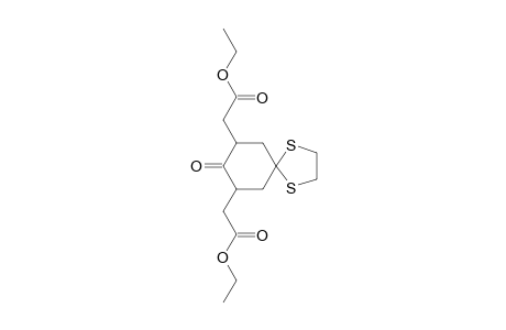 1,4-Dithiaspiro[4.5]decan-8-one-7,9-diacetic acid, diethyl ester