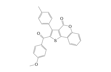 2-(4-Methoxybenzoyl)-3-(4-methylphenyl)-4H-thieno[3,2-c]-chromen-4-one