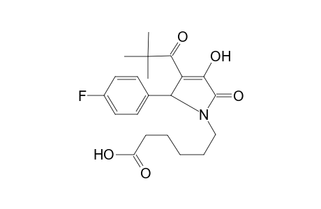 1H-pyrrole-1-hexanoic acid, 3-(2,2-dimethyl-1-oxopropyl)-2-(4-fluorophenyl)-2,5-dihydro-4-hydroxy-5-oxo-