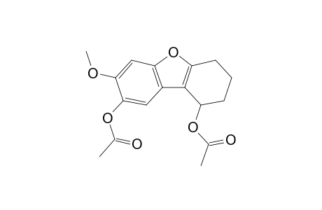 8-(Acetyloxy)-7-methoxy-1,2,3,4-tetrahydrodibenzo[b,d]furan-1-yl acetate