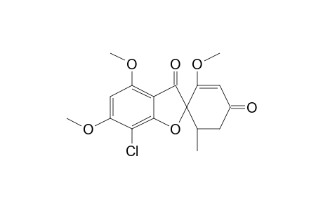 Spiro[benzofuran-2(3H),1'-[2]cyclohexene]-3,4'-dione, 7-chloro-2',4,6-trimethoxy-6'-methyl-, (1'S-trans)-