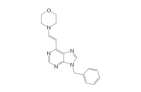 (E)-9-BENZYL-6-[2-(MORPHOLIN-4-YL)-VINYL]-PURINE