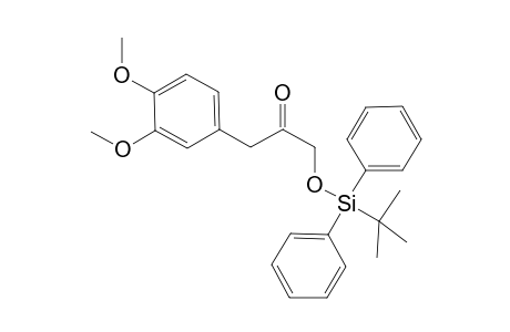 1-(Tert-butyl-diphenyl-silanyloxy)-3-(3,4-dimethoxy-phenyl)-propan-2-one