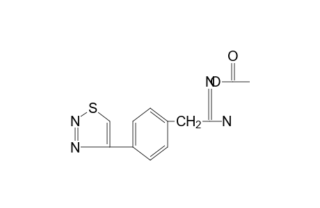 O-acetyl-2-[p-(1,2,3-thiadiazol-4-yl)phenyl]acetamidoxime