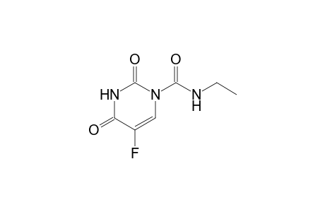 3,4-dihydro-2,4-dioxo-N-ethyl-5-fluoro-1(2H)-pyrimidinecarboxamide