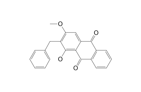 2-Benzyl-1-hydroxy-3-methoxy-9,10-anthraquinone