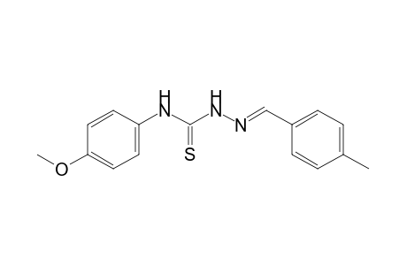 4-(p-methoxyphenyl)-1-(p-methylbenzylidene)-3-thiosemicarbazide