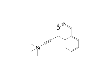 N-methyl-1-[2-(3-trimethylsilylprop-2-ynyl)phenyl]methanimine oxide