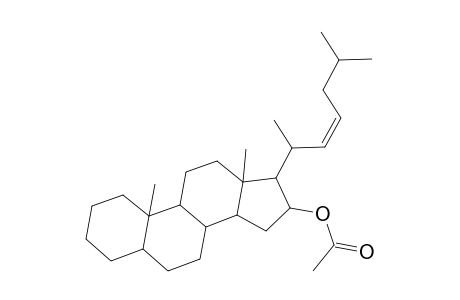 Cholest-22-en-16-ol, acetate, (5.alpha.,16.beta.,22Z)-