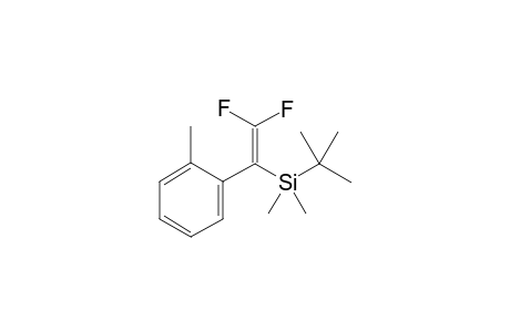 t-Butyldimethylsilyl-2,2-difluoro-1-(2-methylphenyl)ethene