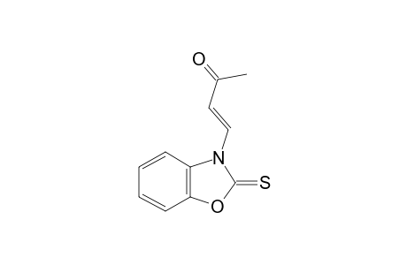 (E)-4-(2-sulfanylidene-1,3-benzoxazol-3-yl)-3-buten-2-one