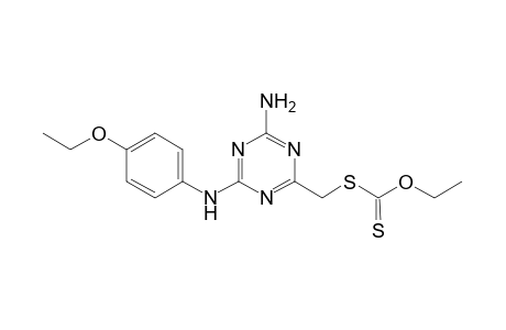 dithiocarbonic acid, O-ethyl ester, S-ester with 4-amino-6-(p-phenetidino)-s -triazine-2-methanethiol