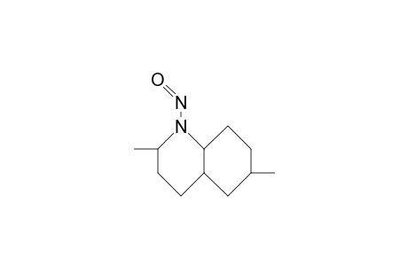 N-Nitroso-2.alpha.,6.alpha.-dimethyl-cis-decahydroquinoline