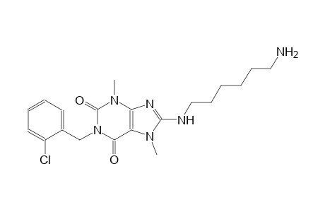 8-[(6-aminohexyl)amino]-1-(2-chlorobenzyl)-3,7-dimethyl-3,7-dihydro-1H-purine-2,6-dione