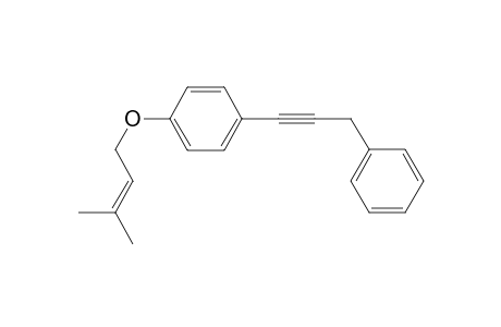 1-(3-Methylbut-2-enyloxy)-4-(3-phenylprop-1-ynyl)benzene