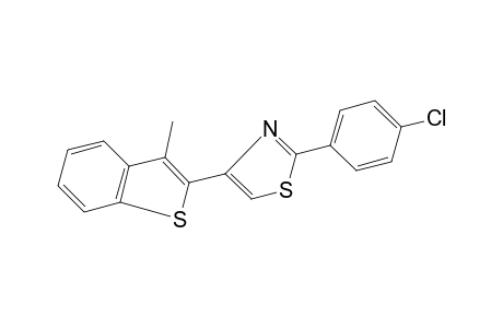 2-(p-chlorophenyl)-4-(3-methylbenzo[b]thien-2-yl)thiazole