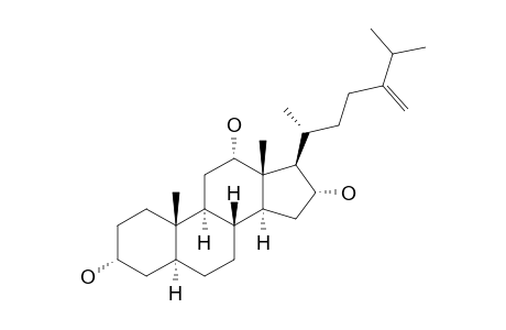 3-ALPHA,12-ALPHA,16-ALPHA-TRIHYDROXY-24-METHYLCHOLEST-24-(28)-ENE