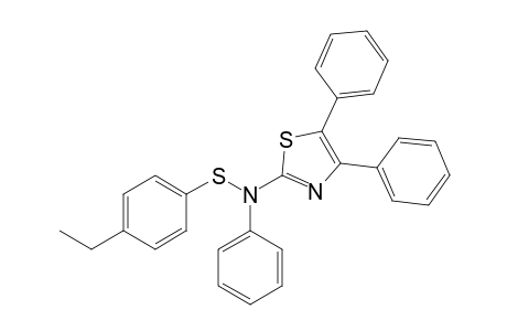 4,5-Diphenyl-2-[N-(4-ethylphenylthio)-N-phenylamino]thiazole