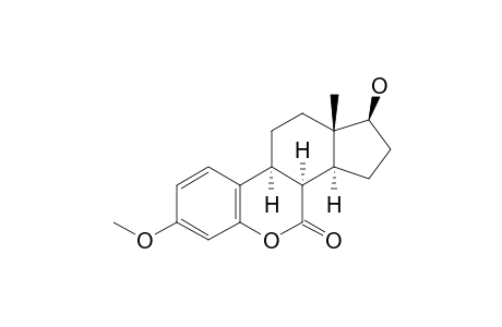 6-Oxaestra-1,3,5(10)-trien-7-one, 17-hydroxy-3-methoxy-, (8.alpha.,17.beta.)-(.+-.)-