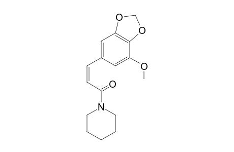 1-[1-Oxo-3(3,4-methylenedioxy-5-methoxyphenyl)-2Z-propenyl]piperidine