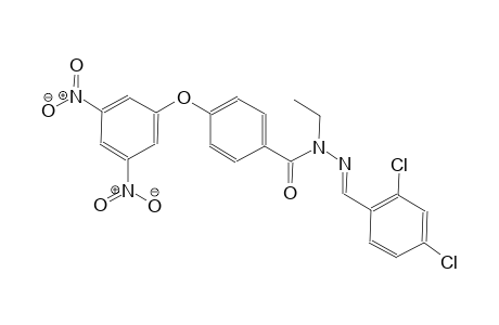 N'-[(E)-(2,4-dichlorophenyl)methylidene]-4-(3,5-dinitrophenoxy)-N-ethylbenzohydrazide