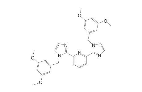 2,6-bis[1'-(3",5"-Dimethoxybenzyl)-1H-imidazol-2"-yl]pyridine