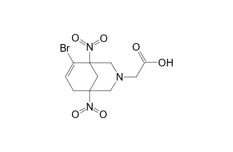 (6-Bromo-1,5-dinitro-3-azabicyclo[3.3.1]non-6-en-3-yl)acetic acid