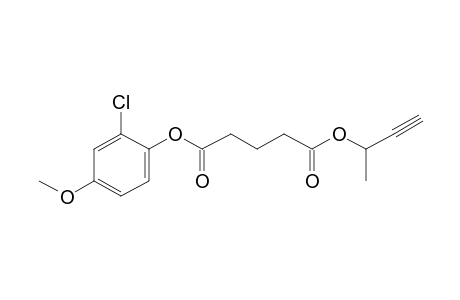 Glutaric acid, but-3-yn-2-yl 2-chloro-4-methoxyphenyl ester