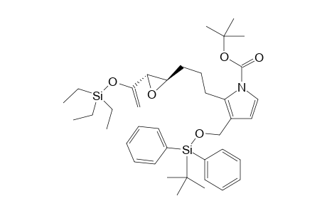 tert-Butyl 3-((tert-butyldiphenylsiloxy)methyl)-2-(3-((2R,3S)-3-(1-(triethylsiloxy)vinyl)oxiran-2-yl)-propyl)-1H-pyrrole-1-carboxylate