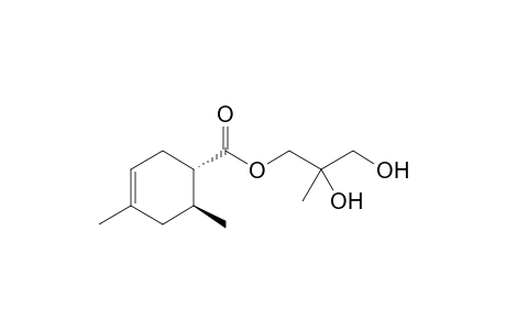 2,3-Dihydroxy-2-methylpropyl trans-4,6-dimethyl-3-cyclohexene-1-carboxylate