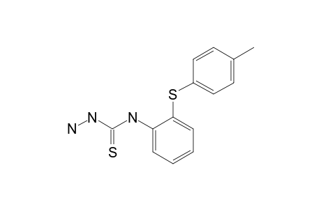 3-thio-4-[o-(p-tolylthio)phenyl]semicarbazide