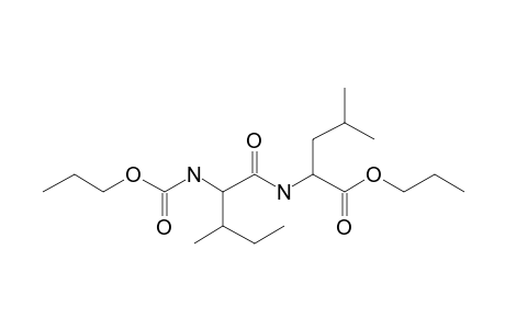 L-Isoleucyl-L-leucine, N-propoxycarbonyl-, propyl ester