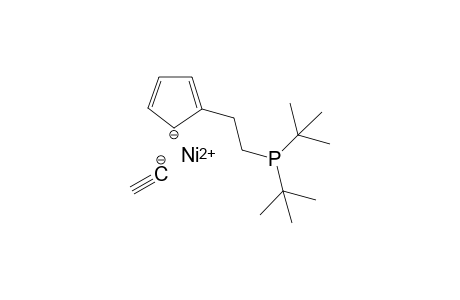 {[2-(Di-tert-butylphosphanyl)ethyl]cyclopentadienyl}(ethynyl)nickel(II)
