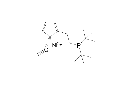 {[2-(Di-tert-butylphosphanyl)ethyl]cyclopentadienyl}(ethynyl)nickel(II)