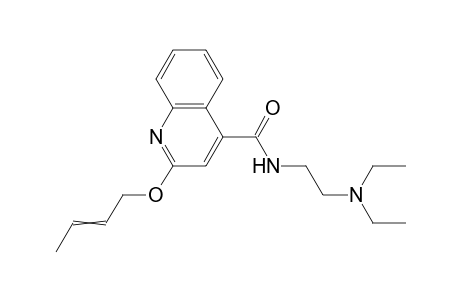 2-(2-Butenoxy)-n-(2-diethylaminoethyl)-4-quinolinecarboxamide