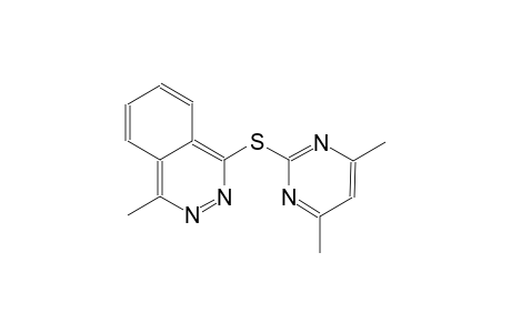 1-[(4,6-Dimethyl-2-pyrimidinyl)sulfanyl]-4-methylphthalazine
