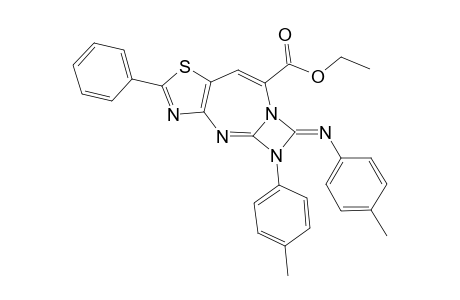 5,6-DI-(4-METHYLPHENYL)-1,3-DIAZETO-[1',2'-A]-THIAZOLO-[4,5-D]-[1,3]-DIAZEPINE