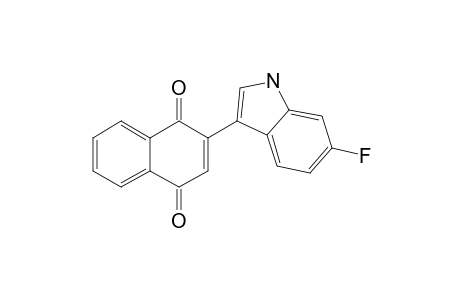 2-(6-FLUORO-3-INDOLYL)-1,4-NAPHTHOQUINONE