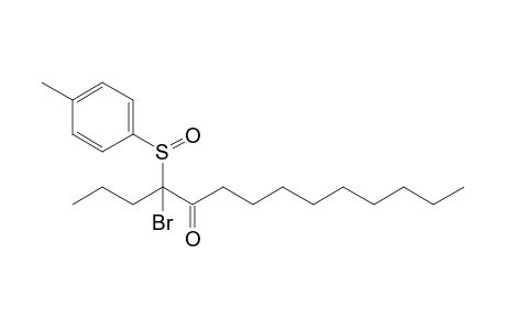 4-Bromo-4-(p-tolylsulfinyl)-5-tetradecanone