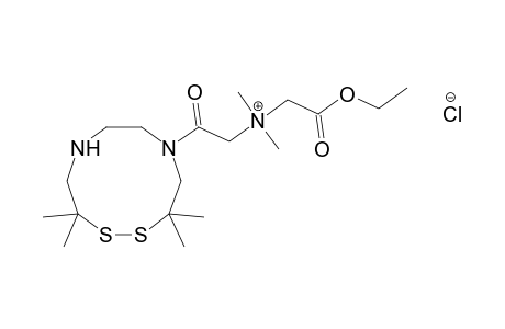 Ethoxycarbonylmethyl-dimethyl-[2-oxo-2-(3,3,10,10-tetramethyl-[1,2,5,8]dithiadiazecan-5-yl)-ethyl]-ammonium chloride