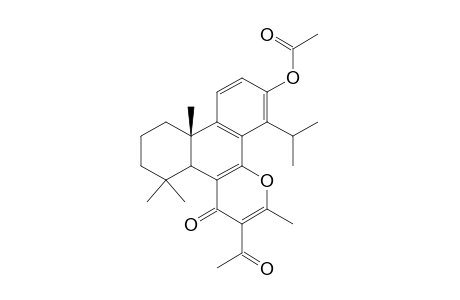 (4ba,8ab)-11-acetoxy-3-acetyl-2,5,5,8a-tetramethyl-12-methylethyl-4b,5,6,7,8,8a-hexahydro-4H-phenanthro[9,10-b]pyran-4-one