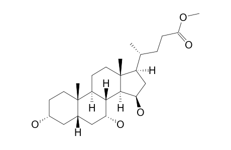 METHYL-3-ALPHA,7-ALPHA,15-BETA-TRIHYDROXY-5-BETA-CHOLAN-24-OATE