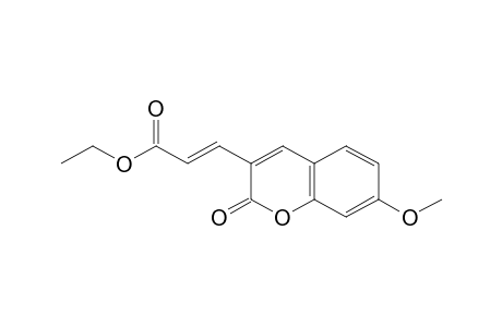 (E)-Ethyl 3-(7-methoxy-2-oxo-2H-chromen-3-yl)acrylate