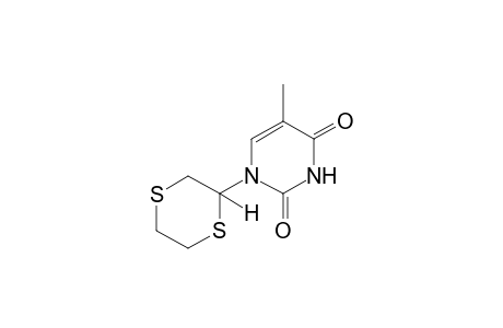 (+/-)-1-(p-dithian-2-yl)thymine